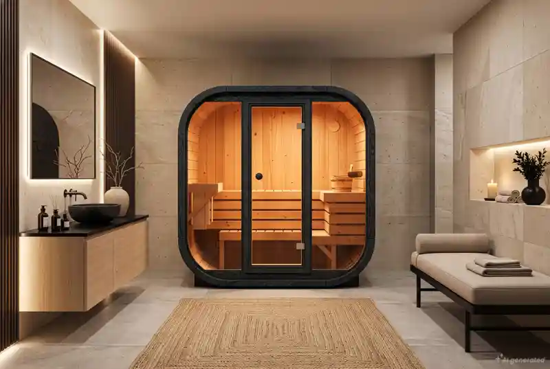 FinnTherm Innensauna Ellipso M Black