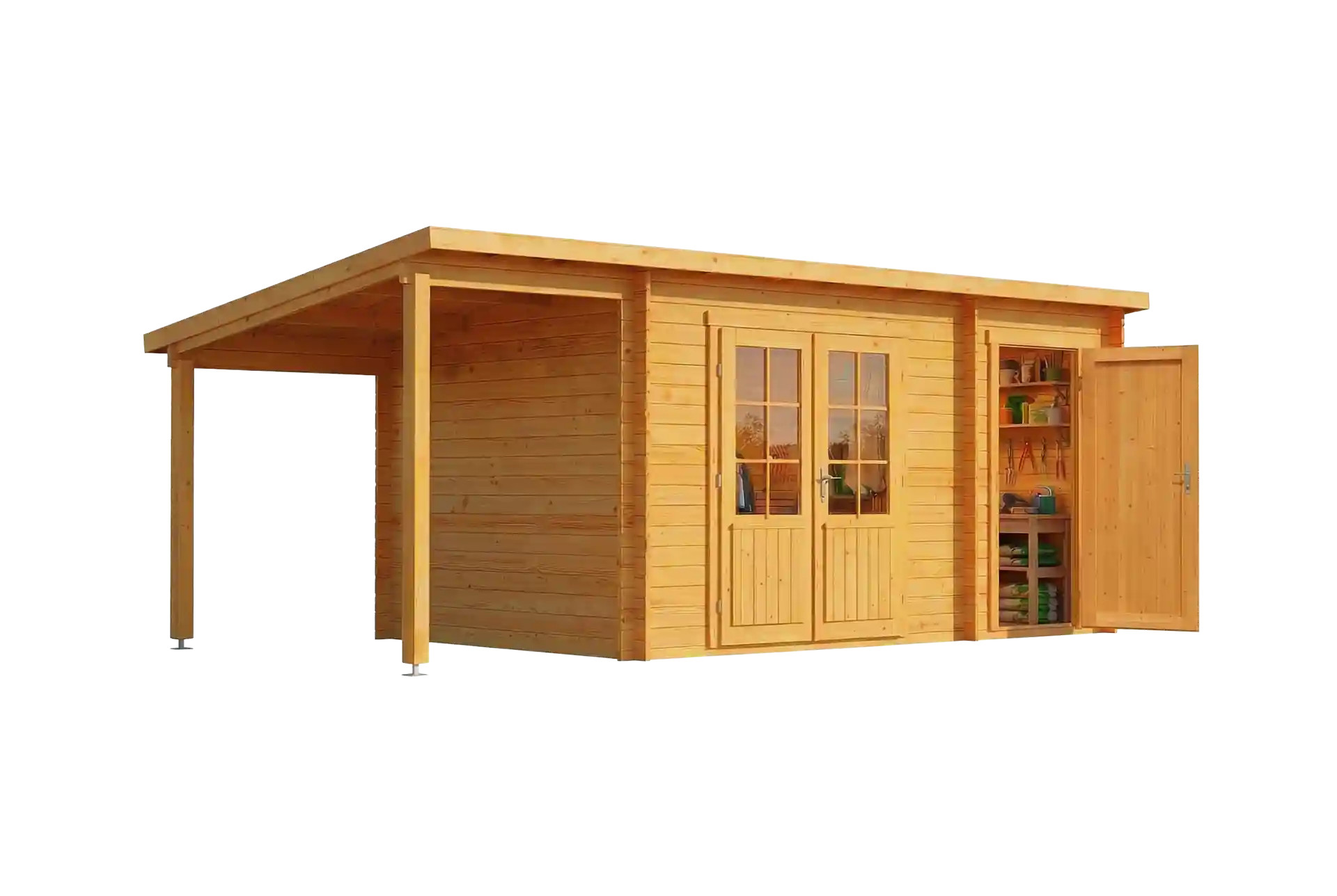 eco-set---pultdach-gartenhaus-maria-mit-anbau-schleppdach---impragniert-284113-L1-1-00522-2528x1696