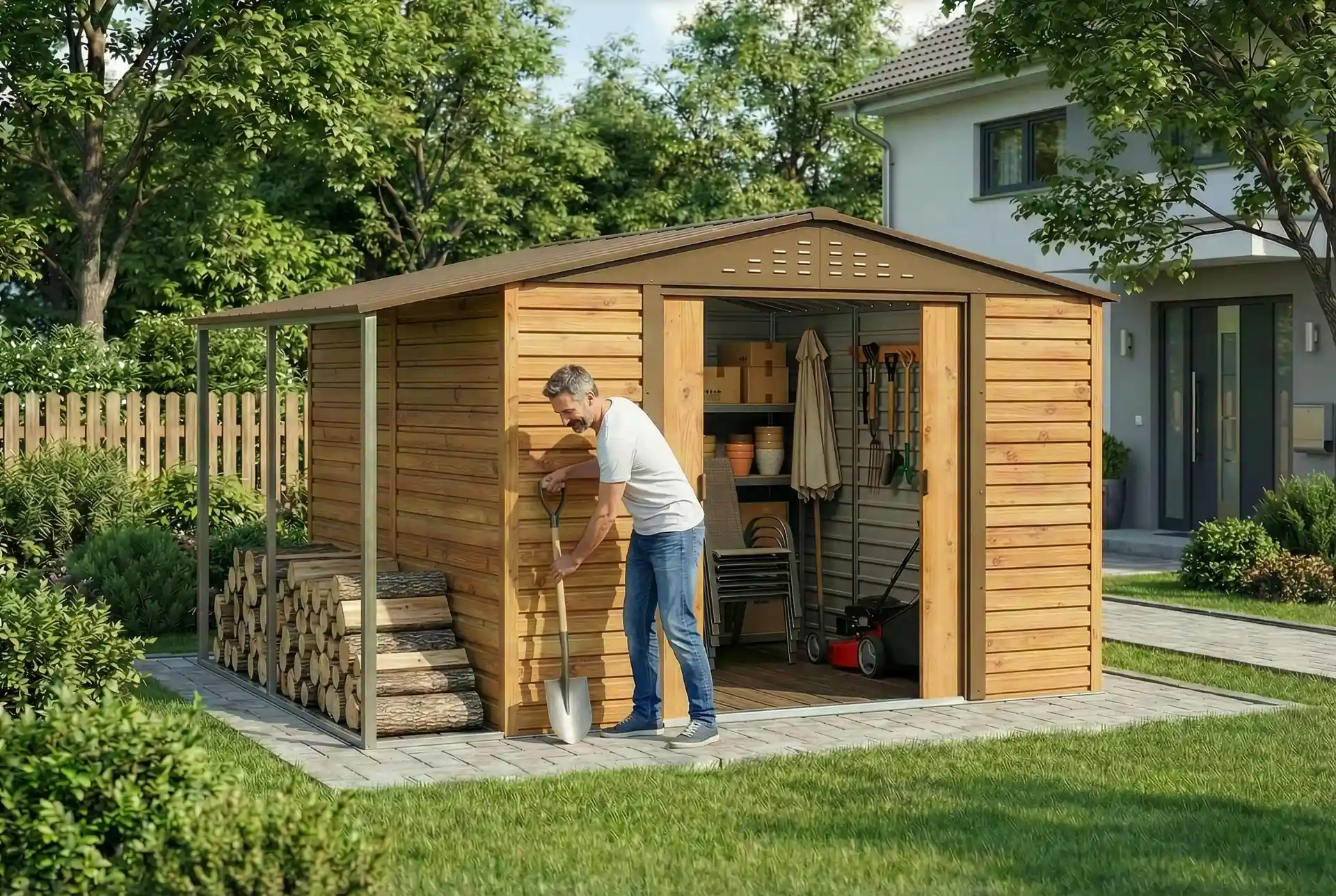 duramax-metall-geratehaus-alpine-3x3m-holzoptik-mit-anbau-280113-D7-1-00033-5056x3392