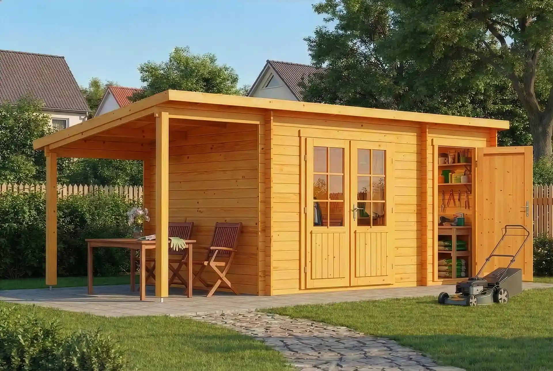 eco-set---pultdach-gartenhaus-maria-mit-anbau-schleppdach---impragniert-284105-L1-1-00522-5056x3392