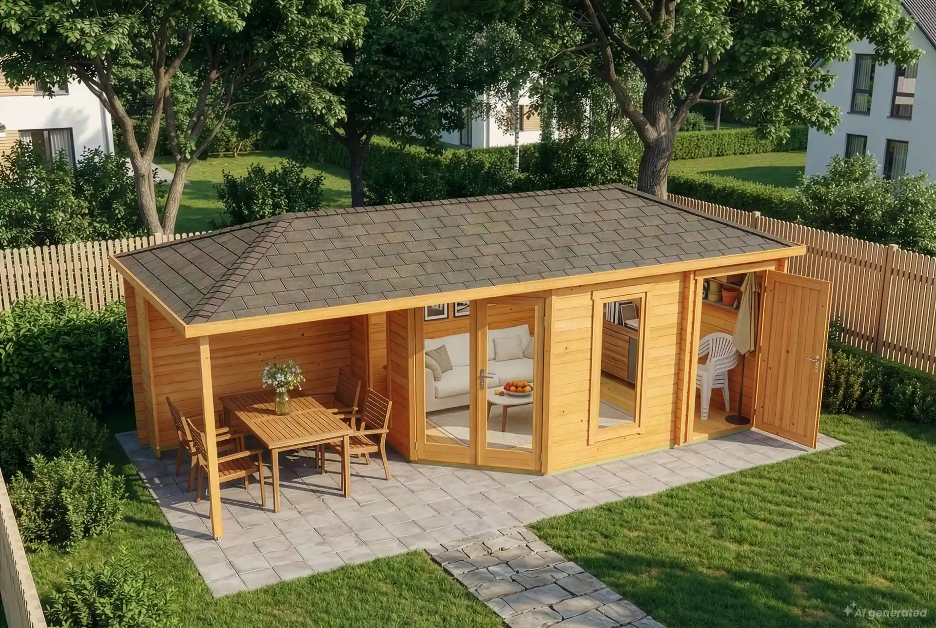 eco-set---5-eck-gartenhaus-liwa-mit-anbau---impragniert-284207-L1-1-00526-5056x3392